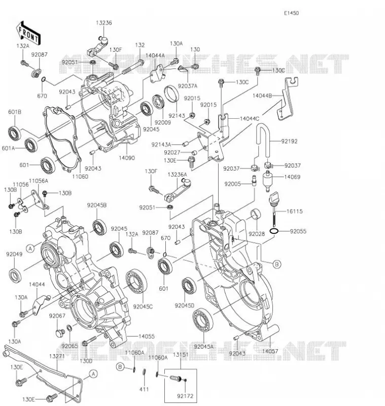 PONT Kawasaki SSV 620 2021 MULE 4010 TRANS 4X4  KAF622AMFNN