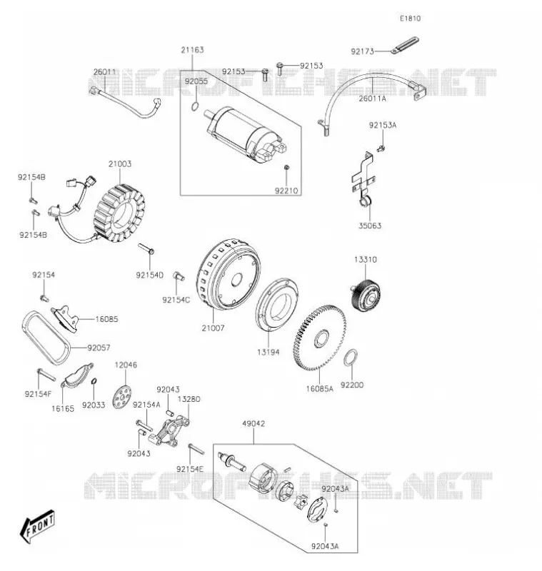GENERATEUR Kawasaki SSV 700 2021 MULE PRO-MX  KAF700DMFNN
