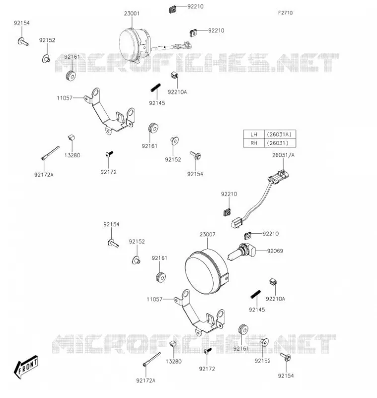 OPTIQUE(S) Kawasaki SSV 700 2021 MULE PRO-MX  KAF700DMFNN