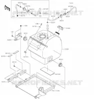 RESERVOIR CARBURANT pour Kawasaki MULE PRO-FXT 2021