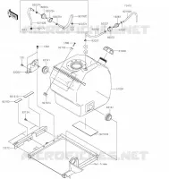 RESERVOIR CARBURANT pour Kawasaki MULE PRO-FXT 2021