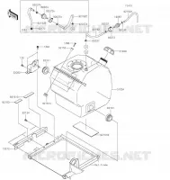 RESERVOIR CARBURANT pour Kawasaki MULE PRO-FX 2021