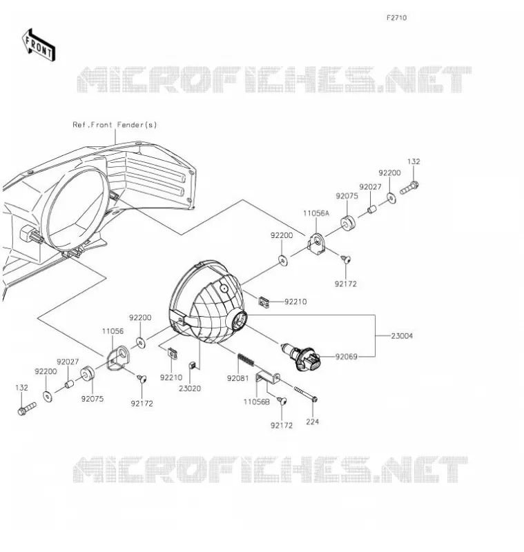 OPTIQUE(S) Kawasaki SSV 820 2021 MULE PRO-FX  KAF820FMFNN
