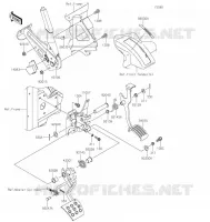 PEDALE DE FREIN/LEVIER ACCELERATEUR pour Kawasaki MULE PRO-FXR 2021
