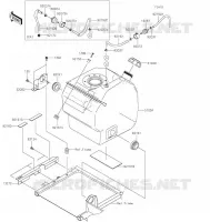 RESERVOIR CARBURANT pour Kawasaki MULE PRO-FXT 2021