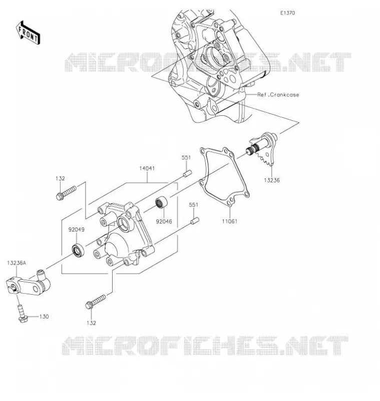 SELECTEUR Kawasaki SSV 800 2021 TERYX  KRF800FMFNN