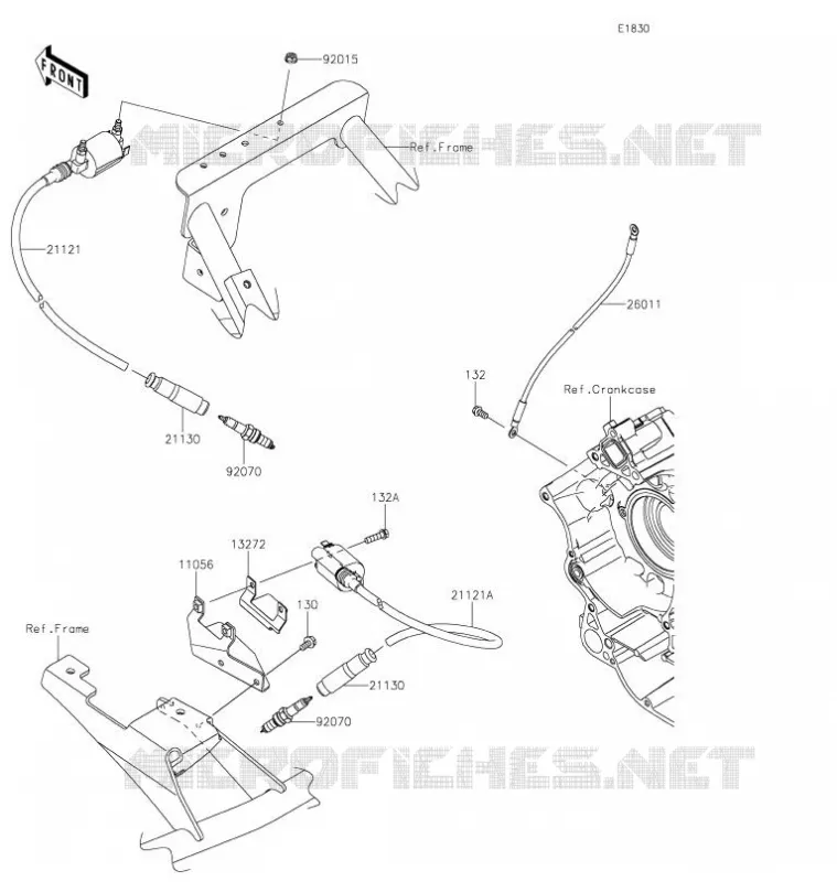 SYSTEME D&acute;ALLUMAGE Kawasaki SSV 800 2021 TERYX  KRF800FMFNN