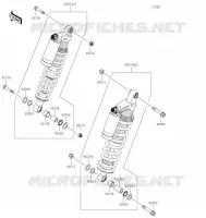 AMORTISSEUR pour Kawasaki TERYX4 2021