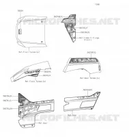 AUTOCOLLANT(GRAYSTONE) pour Kawasaki TERYX4 2021
