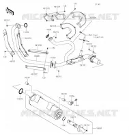 &Eacute;CHAPPEMENT pour Kawasaki TERYX4 2021