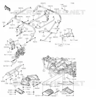 PROTECTION/CHASSIS CAB pour Kawasaki TERYX4 2021