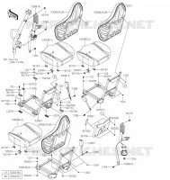 SELLE pour Kawasaki TERYX4 2021