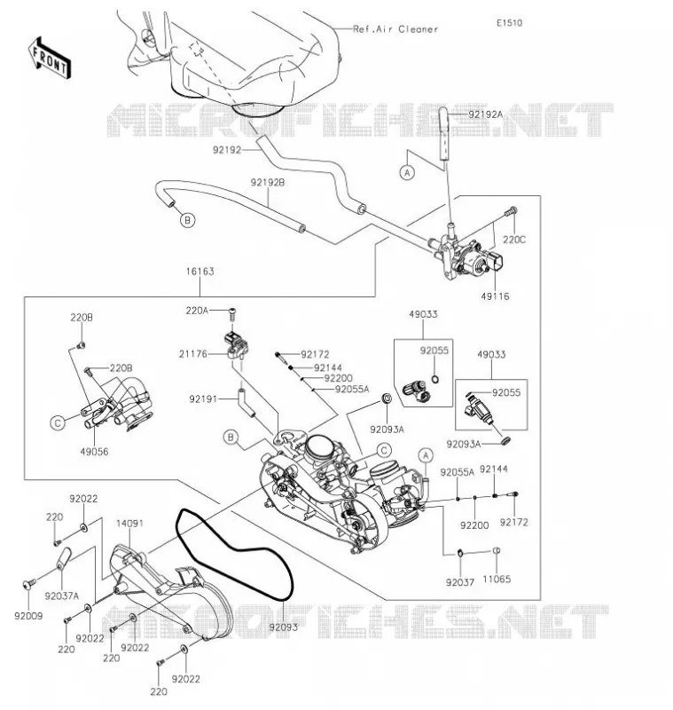 CARBU Kawasaki SSV 800 2021 TERYX4  KRT800HMFNN