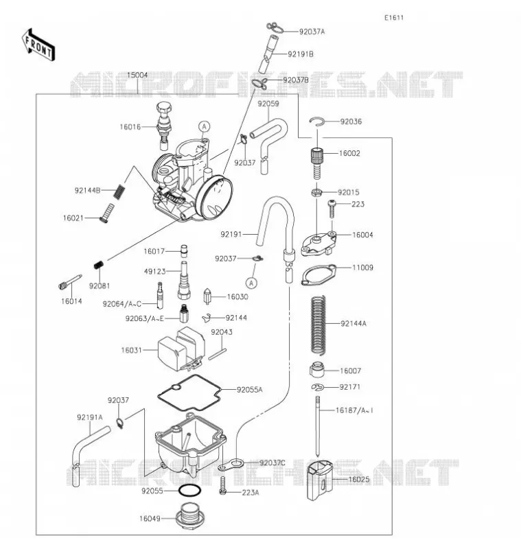 CARBURATEUR Kawasaki TOUT-TERRAIN 100 2021 KX100  KX100FMFNN