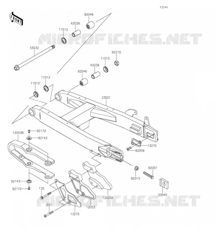 BRAS OSCILLANT Kawasaki TOUT-TERRAIN 85 2021 KX85-II  KX85DMFNN