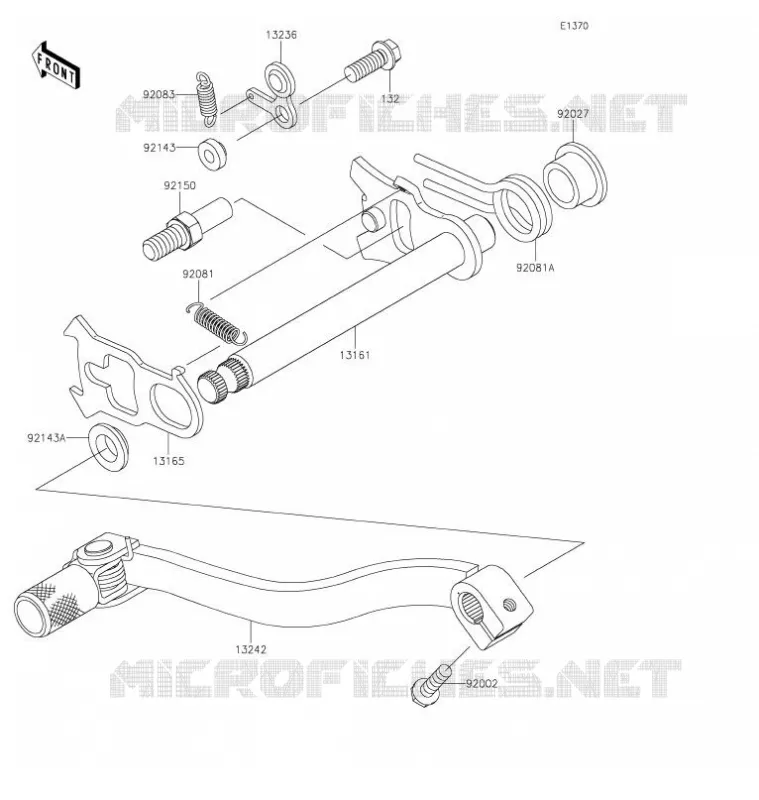 SELECTEUR Kawasaki TOUT-TERRAIN 85 2021 KX85-II  KX85DMFNN