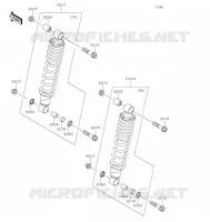 AMORTISSEUR pour Kawasaki BRUTE FORCE 750 4X4I EPS 2022