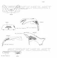 AUTOCOLLANT (NOIR) pour Kawasaki BRUTE FORCE 750 4X4I EPS 2022