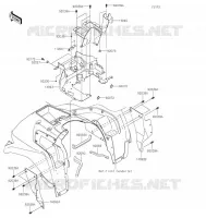BAVETTE pour Kawasaki BRUTE FORCE 750 4X4I EPS 2022