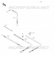 CABLES pour Kawasaki BRUTE FORCE 750 4X4I EPS 2022