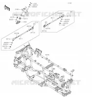 CADRE pour Kawasaki BRUTE FORCE 750 4X4I EPS 2022