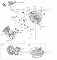 CARTER MOTEUR(S) pour Kawasaki BRUTE FORCE 750 4X4I EPS 2022