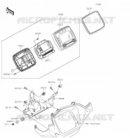 COMPTEURS pour Kawasaki BRUTE FORCE 750 4X4I EPS 2022