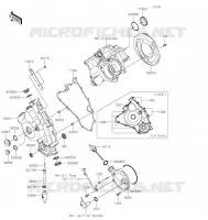 COUVERCLES MOTEUR pour Kawasaki BRUTE FORCE 750 4X4I EPS 2022