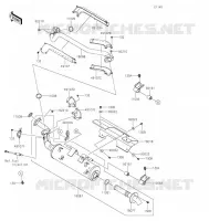 &Eacute;CHAPPEMENT pour Kawasaki BRUTE FORCE 750 4X4I EPS 2022
