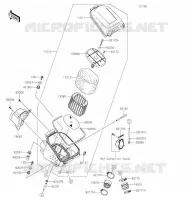 FILTRE A AIR pour Kawasaki BRUTE FORCE 750 4X4I EPS 2022