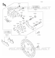 FREIN AVANT pour Kawasaki BRUTE FORCE 750 4X4I EPS 2022