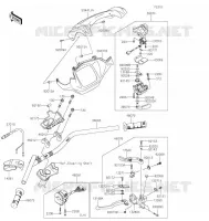 GUIDON pour Kawasaki BRUTE FORCE 750 4X4I EPS 2022