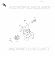 MOYEU ARRIERE pour Kawasaki BRUTE FORCE 750 4X4I EPS 2022