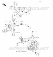 PEDALE DE FREIN pour Kawasaki BRUTE FORCE 750 4X4I EPS 2022