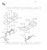 PORTE BAGAGE (S) pour Kawasaki BRUTE FORCE 750 4X4I EPS 2022