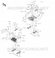 REPOSE PIED pour Kawasaki BRUTE FORCE 750 4X4I EPS 2022