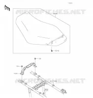 SELLE pour Kawasaki BRUTE FORCE 750 4X4I EPS 2022