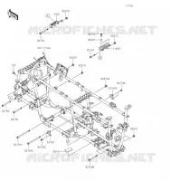 SUPPORT MOTEUR pour Kawasaki BRUTE FORCE 750 4X4I EPS 2022