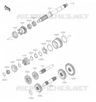 TRANSMISSION pour Kawasaki BRUTE FORCE 750 4X4I EPS 2022