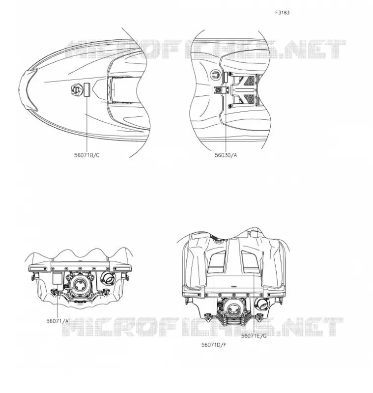 ETIQUETTES Kawasaki JET SKI 1500 2022 JET SKI SX-R  JS1500ANFNN