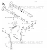 ARBRE A CAME/TENDEUR pour Kawasaki JET SKI ULTRA LX 2022