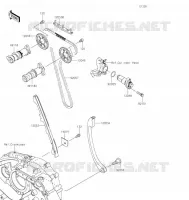 ARBRE A CAME/TENDEUR pour Kawasaki NINJA 125 2022