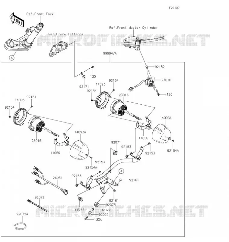 ACCESSOIRE(Sub Lamp) Kawasaki MOTOS 650 2022 VULCAN S  EN650CNFAL