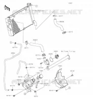 TUYAU D'EAU pour Kawasaki VULCAN S 2022