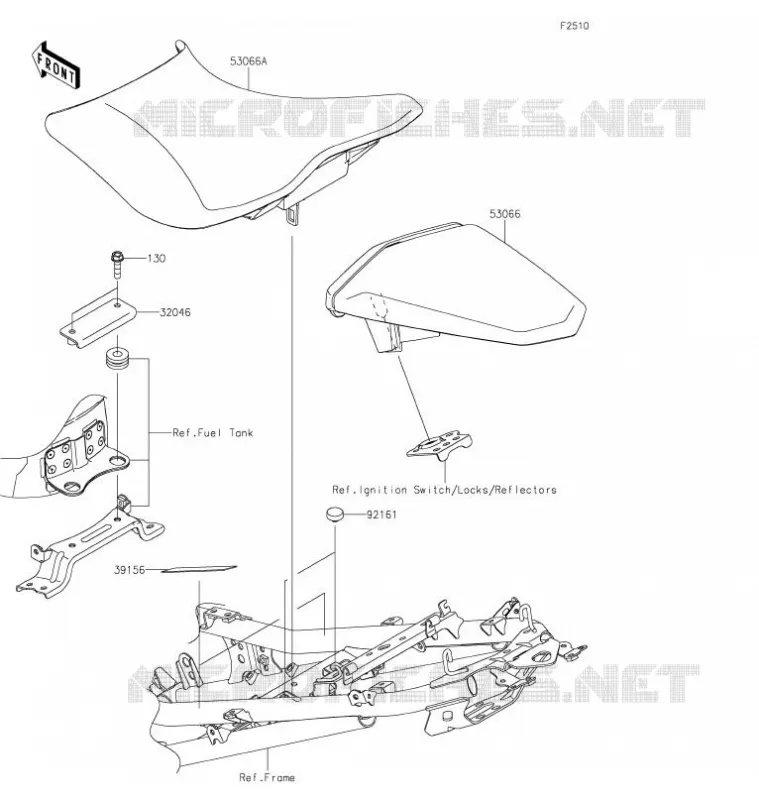 SELLE Kawasaki MOTOS 400 2021 NINJA 400  EX400GMFAL