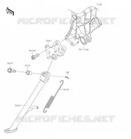 BEQUILLES pour Kawasaki NINJA 400 2021