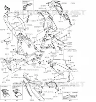 CARENAGE INFERIEUR pour Kawasaki NINJA 400 2021
