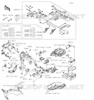 CHASSIS EQUIPMENT ELECTRIQUE pour Kawasaki NINJA 400 2021