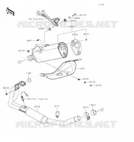 &Eacute;CHAPPEMENT pour Kawasaki NINJA 400 2021