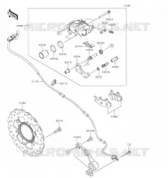 FREIN ARRIERE pour Kawasaki NINJA 400 2021